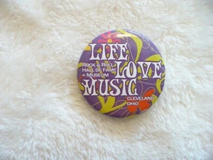 AAA- LIFE LOVE MUSIC ROCK & ROLL HALL OF FAME MUSEUM CLEVELAND OHIO PIN #094 - Picture 1 of 2