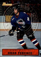 1998 Bowman CHL Scout's Choice #SC6 Brad Ference 