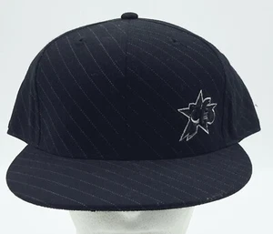 76ers Philadelphia Baseball Trucker Hat New Black With White Pinstripes NBA Head - Picture 1 of 8