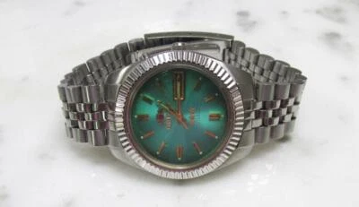 Reloj de pulsera Orient automático de acero inoxidable para hombre con ventana de fecha; 21 joyas ~ 1-C267 Foto 1 de 4