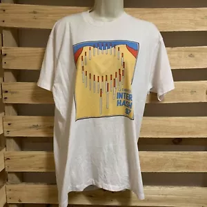 Vintage 9th Emirates Inter Hash October 1987 T-Shirt Men’s Size Large Racing KG - Picture 1 of 12