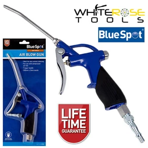 BlueSpot Air Blow Gun 100mm Lightweight Trigger Adjusted Flow Rate 1/4" BSP - Picture 1 of 3