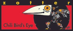 Zotter Handgeschöpfte Schokolade Chili Bird´s Eye 70 g (Alk.) (100 g = 6,14 €)