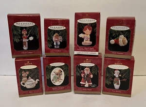 Lot of 8 Vintage Hallmark Keepsake Christmas Ornaments w/ Boxes 1997 - Picture 1 of 5