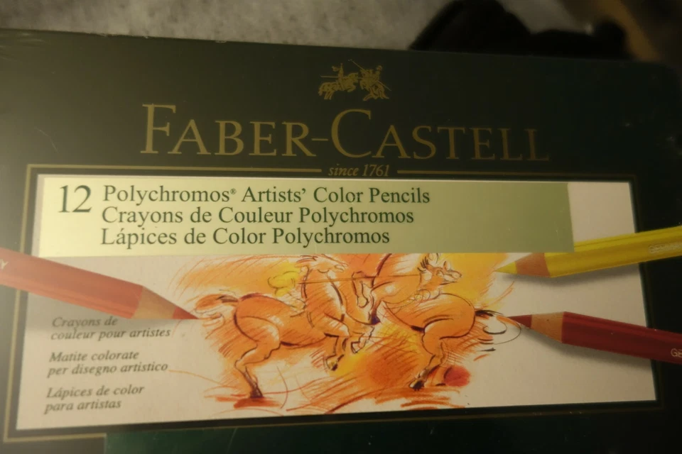 Faber-Castell 12 Polychromos Artists Color Pencils 110012T
