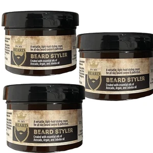 3 X By My Beard Light Hold Styling Cream Hair Beard Styler 150 ML(PACK OF 3 ) - Picture 1 of 4
