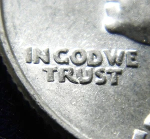 1964-D, PRETTY BU WASHINGTON QUARTER, SCARCE DDO DOUBLED DIE OBVERSE, FS-101 #2 - Picture 1 of 3