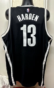 NBA Brooklyn Nets James Harden #13 Nike Swingman Jersey Men's Sz: 56 Black NWOT - Picture 1 of 10