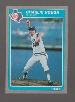 1985 Fleer Charlie Hough Texas Rangers #558 Near Mint or Better - Image 1 of 2