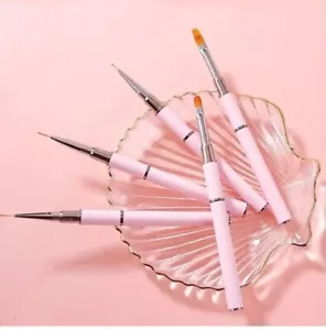 Dual-ended Nail Brush Acrylic Nail Art Brushes Professional Gel Nail Polish Line - Picture 1 of 9