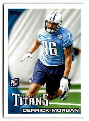 2010 Topps - Derrick Morgan #362 Rookie Card Tennessee Titans  - Image 1 of 2