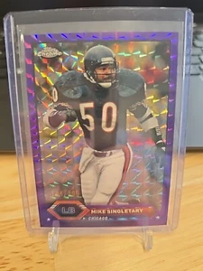 2024 Topps Chrome Mike Singletary Purple 184/199 Chicago Bears - Picture 1 of 2