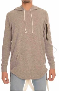 Seize & Desist LA Akuma Paratrooper Elongated Hoodie in Khaki Men’s Size Medium - Picture 1 of 8