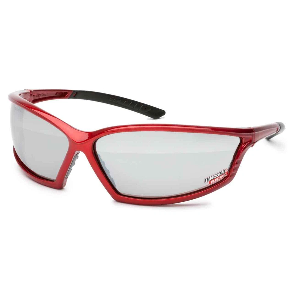 Gafas de seguridad para soldadura exteriores Lincoln Electric K2972-1 I-Beam rojas Foto 1 de 1