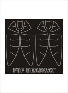 Montex SM32084 F8F-1 Bearcat 1/32 masks - Picture 1 of 1