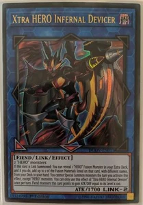 YuGiOh Xtra Hero Infernal Devicer Ultra Rare 1st Edition DUOV-EN013 - Picture 1 of 1