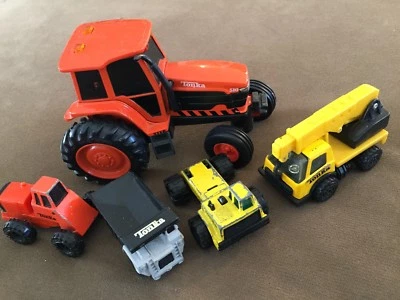 Tonka Die Cast ~ plastic Truck & Tractor Mixed Toy Lot - Image 1 of 4