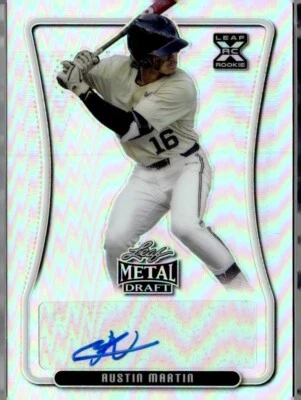 2020 LEAF METAL DRAFT XRC AUTOGRAPH #BA-AM1 AUSTIN MARTIN - Image 1 of 2