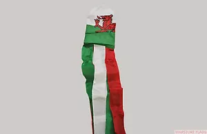WALES Windsock wind sock 5 feet 150cm 60 inches flag flags WELSH DRAGON - Foto 1 di 1