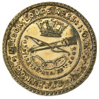 Médaille maçonnique 1889 instituée IOOF Nelson Lodge Montréal #3940z