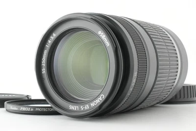 [No extra costs!] Canon EF-S 55-250mm f/4-5.6 IS Lens From JAPAN Near Mint - image 1 of 4