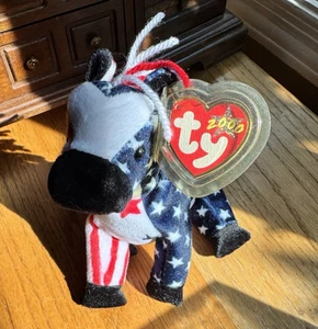 Ty Beanie Baby "Lefty" Donkey 2000 - Bild 1 von 5