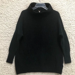 Free People Sweater Extra Small Adult Black Knit Oversized Pullover Womens XS - Picture 1 of 9