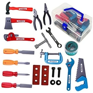 21 Pieces Kids Toy Tool Set and Power Play Tools, Construction Toys Working - Picture 1 of 8