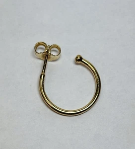 Pandora 14K Yellow Gold Hoop Earring ***SINGLE*** - Picture 1 of 7