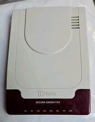 HAYES 4703US ACCURA 56K EXT FAX MODEM ACCURA 336/56K FAX . - Image 1 of 4