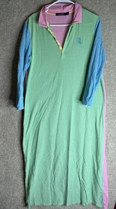 LAUREN RALPH LAUREN Kleid Colorblock Polo 3/4 Arm Piqué Baumwolle Gr. Large - Bild 1 von 6
