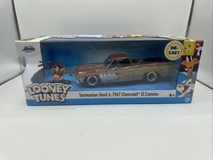 1967 CHEVROLET EL CAMINO & TAZ FIGURE "LOONEY TUNES" 1/24 DIECAST BY JADA 35130 - Imagen 1 de 14