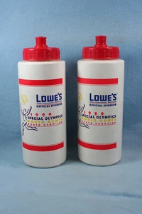 2 Special Olympics 1999 World Games North Carolina Trinkflaschen Lowes Sponsor - Bild 1 von 3