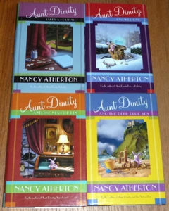 Lot 4 Aunt Dimity Series by Nancy Atherton Hardcover Mystery Books Viking Press - Foto 1 di 4