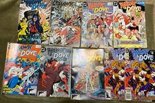 9 LOT HAWK+DOVE COMICS DC 1989.  2,3,4,5,6,7,8,9,9b.