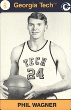 1991 Georgia Tech Collegiate Collection Multi-Sport Card #177 Phil Wagner BK