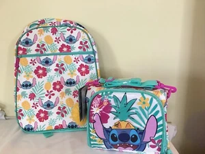 New DISNEY STORE Stitch Backpack and Lunch Box Set  - Picture 1 of 5