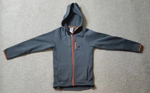 AVALANCHE Brighton Charcoal Grey Fleece F/Z Hoodie Jacket Sz Youth Medium 10/12 - Picture 1 of 13
