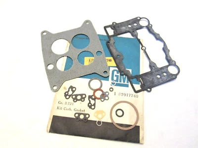 NOS 1957-65 Pontiac GTO Bonneville GP V8 Carter 4BC Carb Gasket Kit GM 7017740 - Image 1 of 4