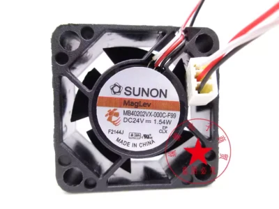 1PC SUNON MB40202VX-000C-F99 24V 1.54W 4020 4CM 3-wire inverter cooling fan - Image 1 of 4