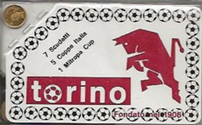 TORINO CALCIO TESSERA CON MONETA DORATA ANNI 1990 - Immagine 1 di 2