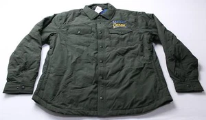32 Degrees Men's Commuter Tech Fleece-Lined Shirt Jacket MP9 Deep Green Large - Picture 1 of 6