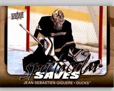 2008-09 Upper Deck Spectacular Saves Jean-Sebastien Giguere #SAVE4