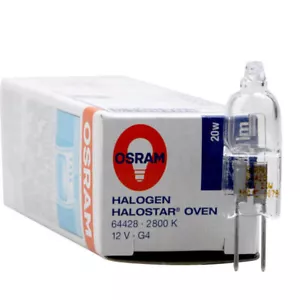 Lampada luce forno OSRAM 64428 12V20W lampada caldaia scatola da forno luce girarrosto lampada - Foto 1 di 5