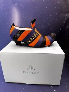 PartyLite Halloween Hexenschuh Teelicht Kerzenhalter Retired P8213 OVP - Bild 1 von 14