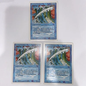 MTG Wall of Water X3 Revised Edition Regular Uncommon NM-LP Fast Shipping - Picture 1 of 5