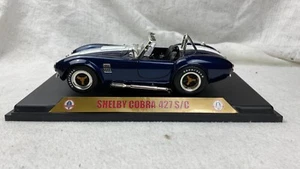 1964 SHELBY COBRA Collectibles 427 S/C BLUE White Stripe 1:18 DIECAST MODEL CAR - Picture 1 of 22