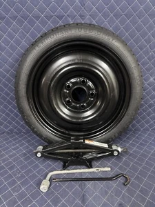 08-17  MITSUBISHI LANCER SPARE TIRE WHEEL RIM DONUT T125/70D16 WITH JACK TOOLS - Bild 1 von 6