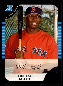 2005 MINT - Bowman ** Willy Mota Rookie Boston Red Sox #314