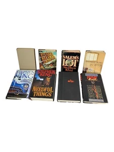 Lot Of 8 Vtg Stephen King 1st Ed 1st Print Novel Books HCDJ w/1 Poster *READ* - Picture 1 of 23